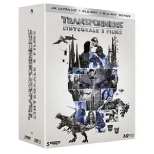 Paramount Coffret Transformers L'intégrale des 5 films Blu-ray 4K Ultra HD pas cher