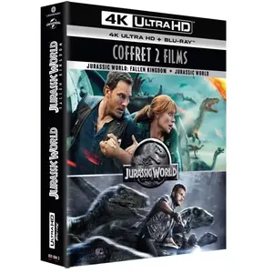Universal Pictures Jurassic World 1 et 2 Blu-ray 4K Ultra HD pas cher