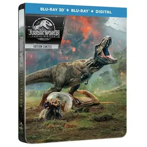 Universal Pictures Jurassic World : Fallen Kingdom Steelbook Blu-ray 3D