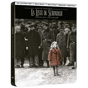 Universal Music La Liste de Schindler Steelbook Edition Collector Limitée Blu-ray 4K Ultra HD