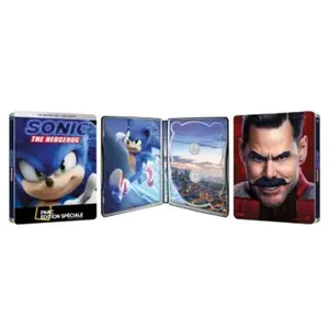 Escd Cnt Sonic le film Steelbook Edition Spéciale Fnac Blu-ray 4K Ultra HD pas cher