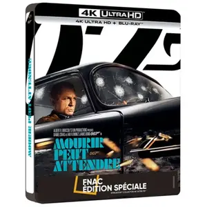 Universal Pictures Mourir peut attendre Edition Collector Spéciale Fnac Steelbook Blu-ray 4K Ultra HD
