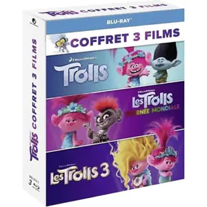 Universal Pictures Coffret Les Trolls 1 à 3 Blu-ray