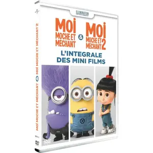 UPV Moi moche et méchant & Moi moche et méchant 2 - l'intégrale des mini films 2 DVD pas cher