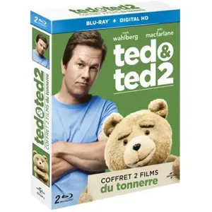 Universal Pictures Coffret Ted + Ted 2 Blu-ray pas cher