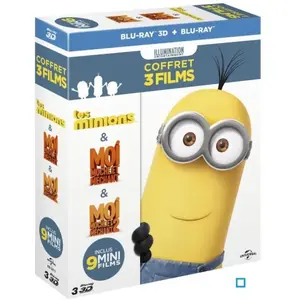 Universal Pictures Blu-ray 3D Les Minions + Moi, moche et méchant 1 & 2