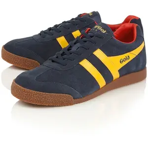 Gola Gola Harrier Classiques - Baskets En Daim Navy Sun Red Pour Hommes - 44
