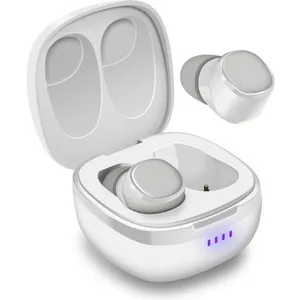 Ecouteur Sans Fil Bluetooth 5.0 Blanc True Wireless Stereo - August Ep800 - Micro, Waterproof, Discret, Universel Android AppleVendu parcdiscount