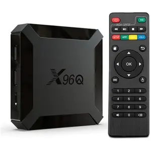 PRUMYA Boitier iptv TV BOX Android 10.0 X96Q TV Box H616 Quad core 1Go de RAM 8 Go de Rom 4K WiFi 2.4Ghz Smart TV Box Lecteur MultimédiaVendu parcdiscount