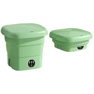 PRUMYA Mini Machine À Laver Petit Lave Linge Pliable 3 Modes De Nettoy... pas cher