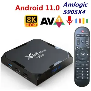 TV Box Android 11 - PRUMYA - X96 Max Plus Ultra - 8K - 4GB RAM - 64GB StockageVendu parcdiscount