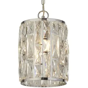 Searchlight BIJOU Pendel Hanglamp Kristal Chroom pas cher