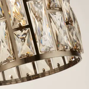 Searchlight BIJOU Pendel Hanglamp Kristal Messing pas cher