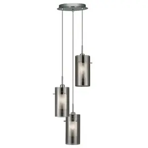 Zitmaxx Wonen Searchlight Duo I - Hanglamp - 3 lichts - Chroom pas cher