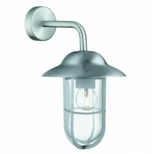 SEARCHLIGHT Applique Well Glass, en acier inoxydable et verre pas cher
