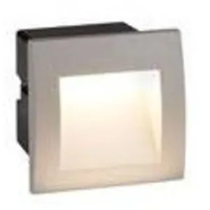 SEARCHLIGHT Applique Ankle, fonte d'aluminium et polycarbonate, gris, 9 cm - Gris pas cher