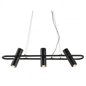 SEARCHLIGHT Suspension Telescope, noir mat, 3 ampoules - Noir