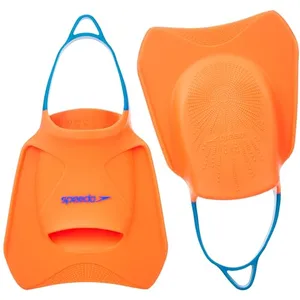 Speedo Biofuse FF palmes d'entraînement Mixte Adulte, Fluro Tangerine/Pool Bleu/Bleu Flame, L pas cher