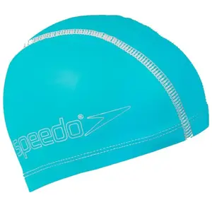 Speedo badmuts junior blauw - waterafstotende zwemmuts polyester. pas cher