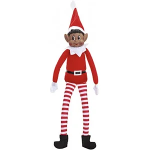 Jongen - lichtbruin - Kerst - pop - Kerstmis traditie - naughty elves - Elves behavin badly pas cher