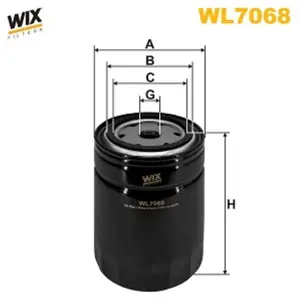 Wix Filtre A Huile Wix Wl7068 pas cher