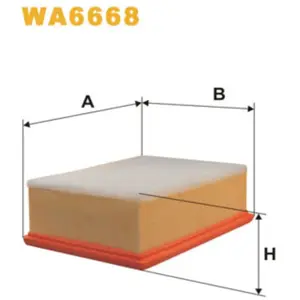Filtre à air wix réf. Wa6668 pas cher