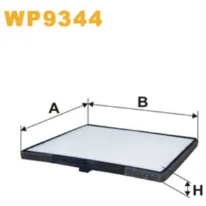 Filtre d'habitacle wix wp9344 pas cher