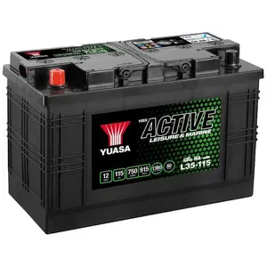 Yuasa Batterie De Voiture 12v 115ah/750a Active Leisure Marine