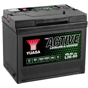 Yuasa Batterie De Voiture 12v 80ah/560a Active Leisure pas cher
