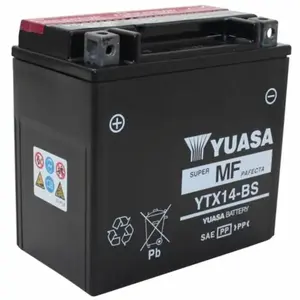 Yuasa - Batterie moto YTX14-BS 12V 12Ah