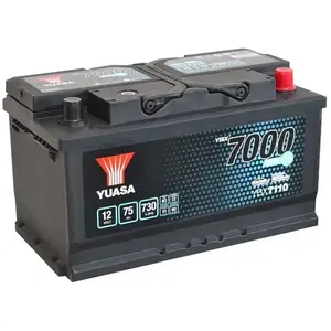 Batterie Yuasa YBX7110 efb 12V 75AH 730A LB4D pas cher