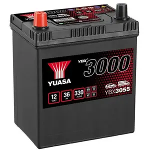Batterie voiture YBX3055 12V 36Ah - Yuasa pas cher