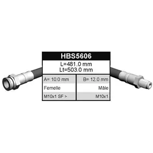 QUINTON HAZELL Flexible de frein pour FIAT: Doblo, Strada (Ref: BFH5606) pas cher