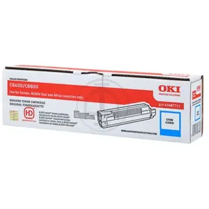 OKI - cyan - originale - cartouche de toner pas cher