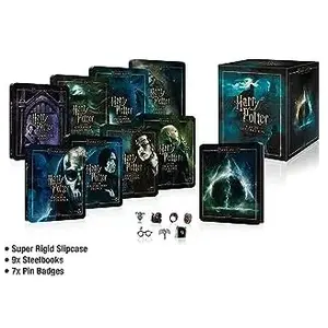 Import Harry Potter Dark Arts Steelbook Collection Édition Limitée Steelbook Blu-ray 4K Ultra HD
