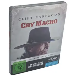 Cry Macho Clint Eastwood 4K Ultra HD Blu-ray + Blu-ray Steelbook 2021 Region B pas cher