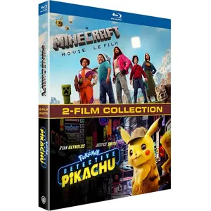 Comparateur de prix : Warner Home Video Minecraft + Detective Pikachu - Blu-ray