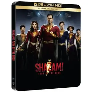 Warner Home Video Shazam ! La Rage des Dieux Steelbook Blu-ray 4K Ultra HD