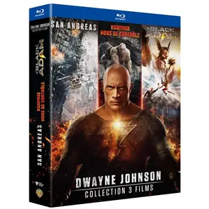 Warner Home Video Coffret 3 films Dwayne Johnson Blu-ray pas cher