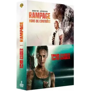 Warner Home Video Coffret Rampage Tomb Raider DVD pas cher