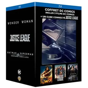 Warner Bros Coffret DC Comics 3 films Blu-ray pas cher