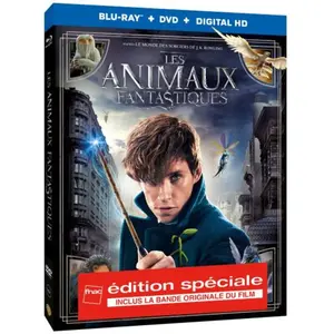 Warner Home Video Les Animaux Fantastiques Edition Spéciale Fnac Combo Blu-ray + DVD pas cher
