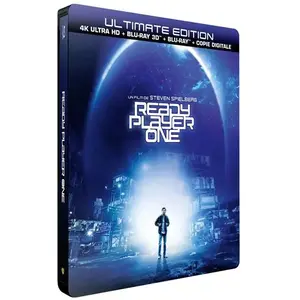 Warner Bros. Ready Player One Steelbook Blu-ray 4K Ultra HD+ Blu-ray 3D