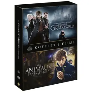 Warner Home Video Coffret DVD Animaux Fantastiques : Les Animaux Fantastiques/Les Crimes De Grindelwald