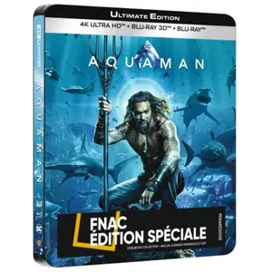 Warner Bros. Aquaman Steelbook Edition Spéciale Fnac Blu-ray 4K Ultra HD