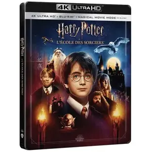 Harry Potter à l'école des sorciers SteelBook® Blu-ray 4K Ultra HD pas cher