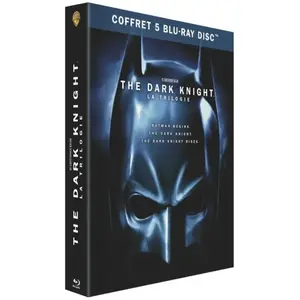 Warner Home Video The Dark Knight - Coffret de la Trilogie Blu-Ray pas cher