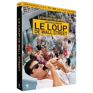 Metro Le Loup de Wall Street Edition Limitée Combo Blu-ray DVD pas cher