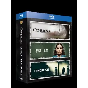 Warner Home Video Coffret Angoisse Conjuring : les dossiers Warren, L'exorciste, Esther Blu-Ray pas cher
