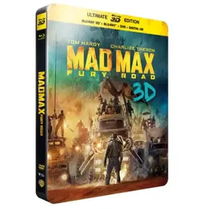 Warner Home Video Mad Max : Fury Road Steelbook Combo Blu-ray + Blu-ray 3D + DVD